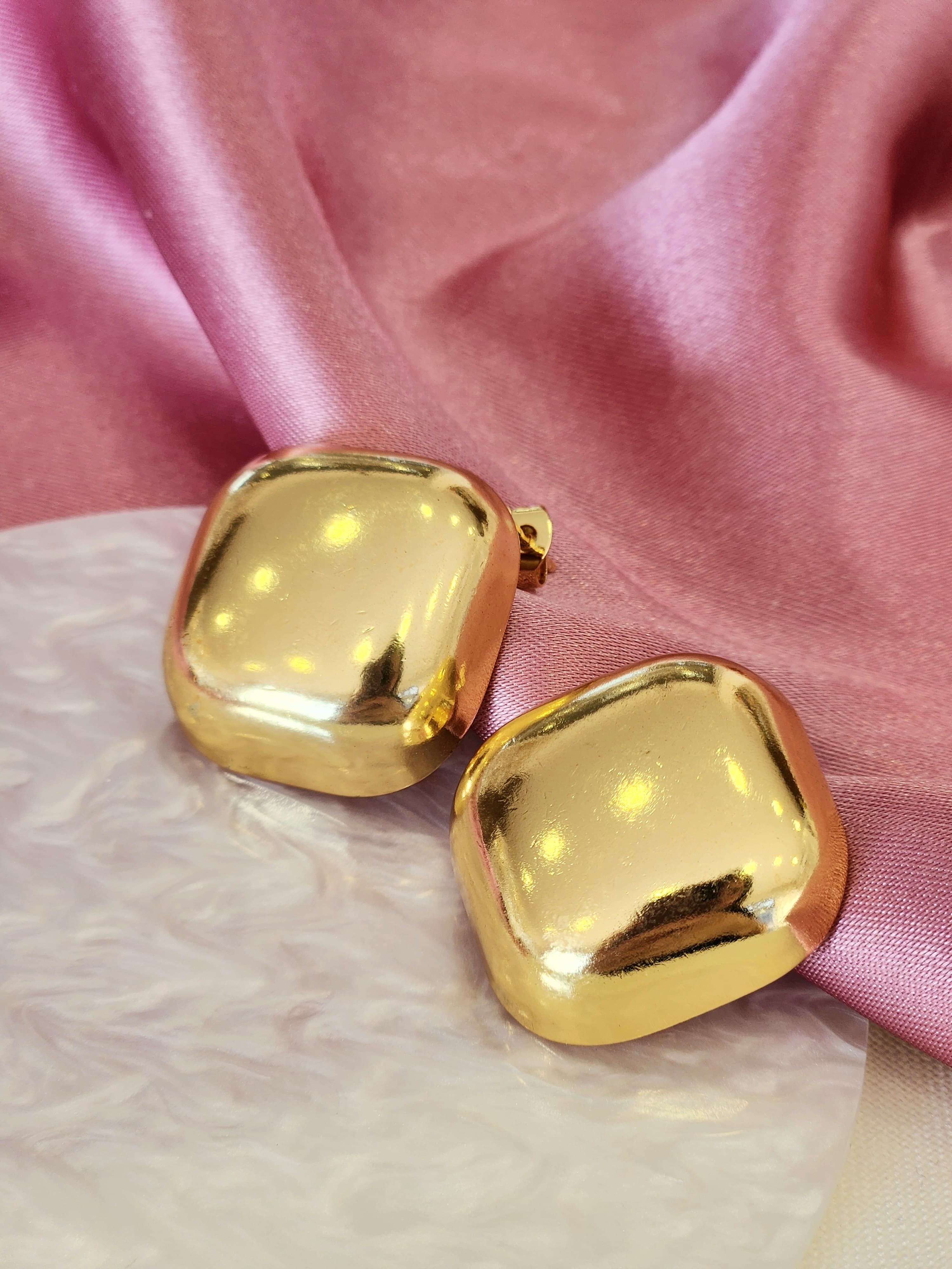 Aretes semicuadrados grandes #H4