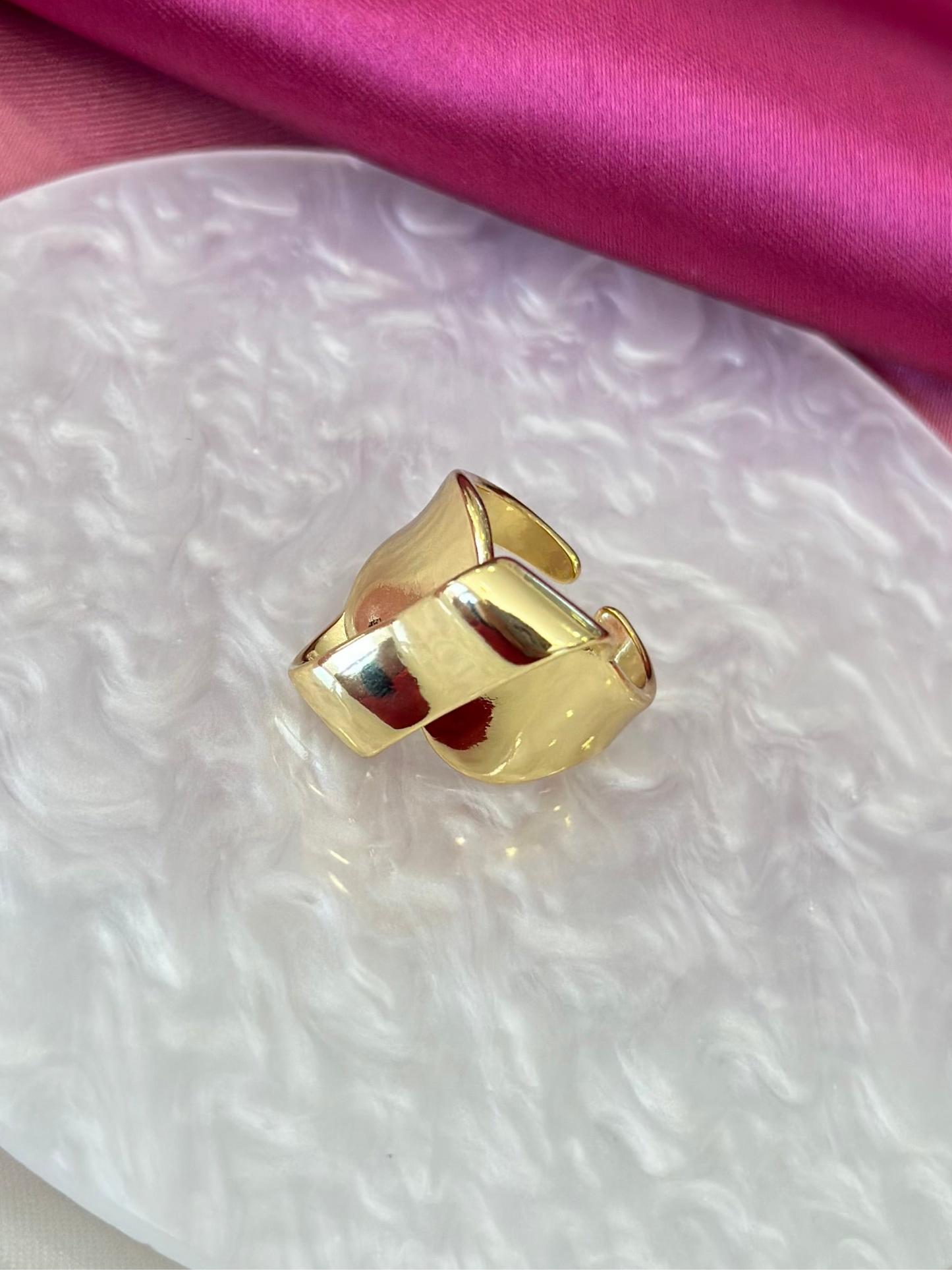 Anillo onda elevada #220