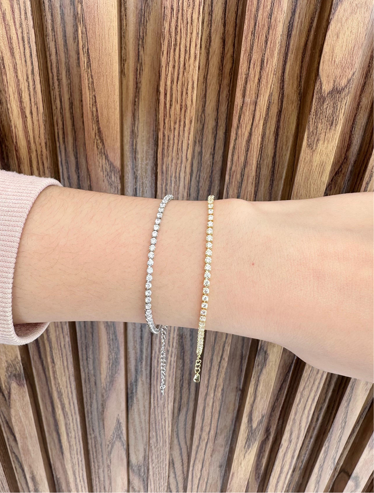 Pulsera brillos zirconia cristal #25
