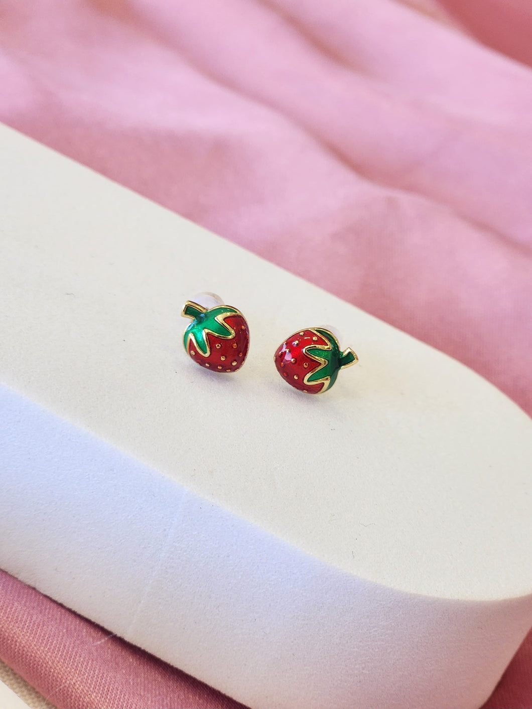 Aretes fresas #138