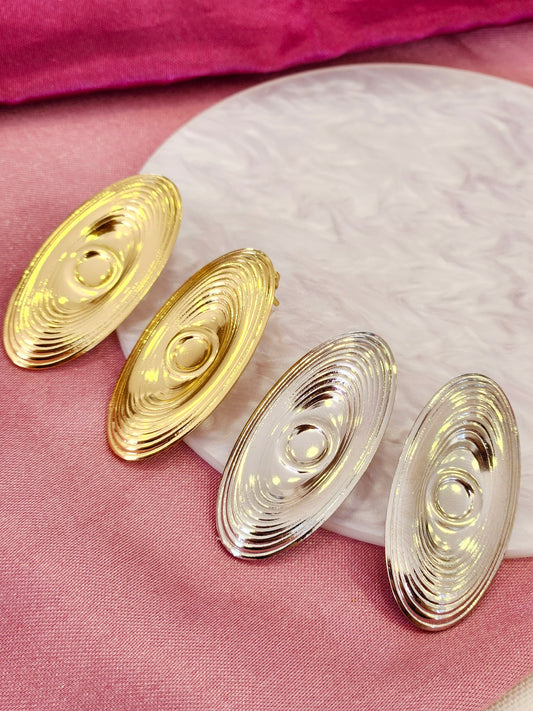 Aretes ovalos multiples
