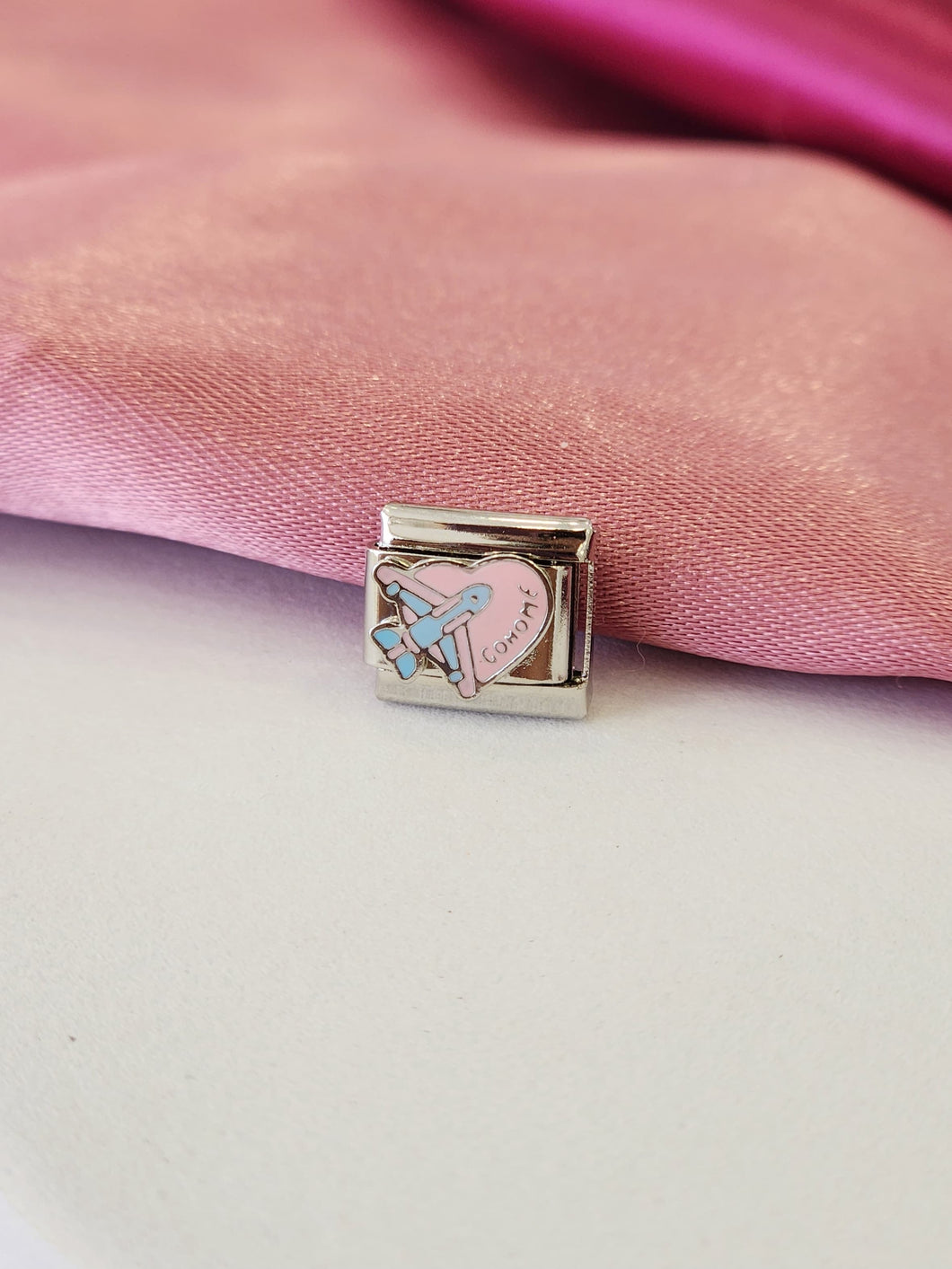 Charm corazon avion #12