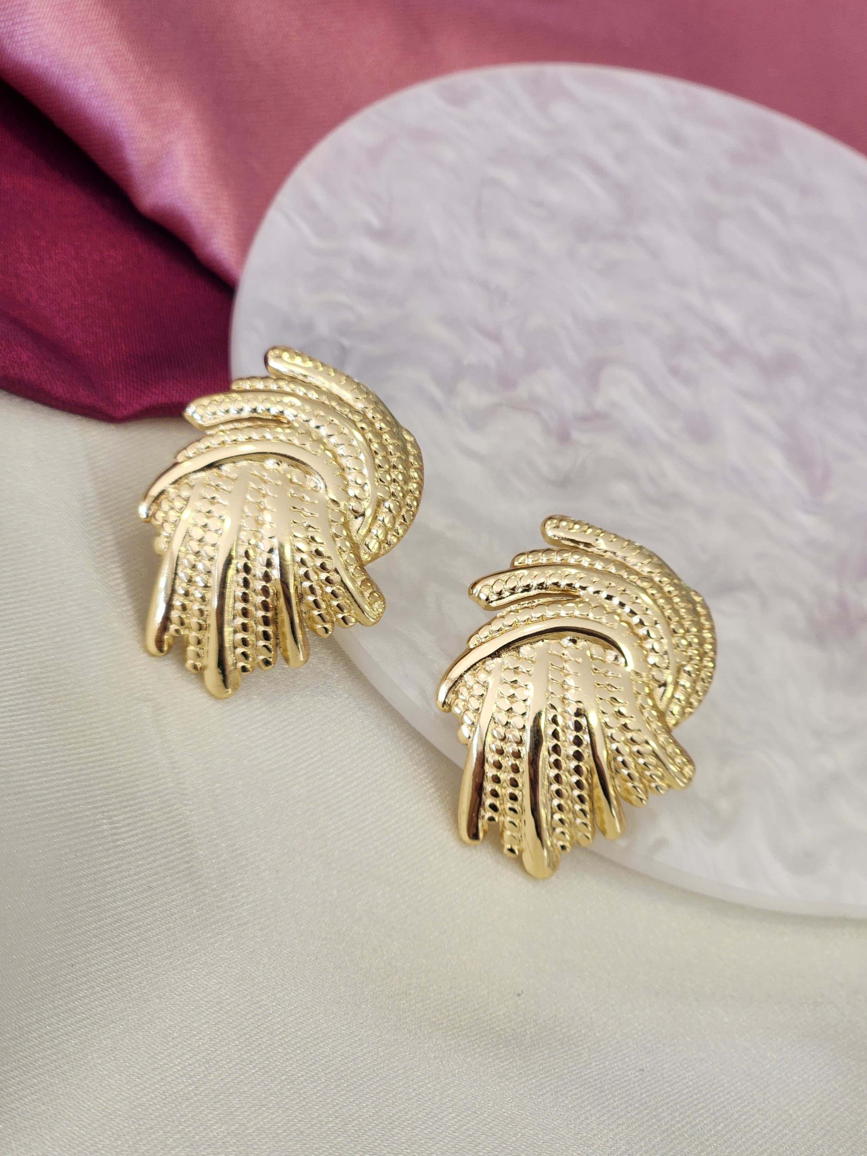 Aretes abanico tipo 2