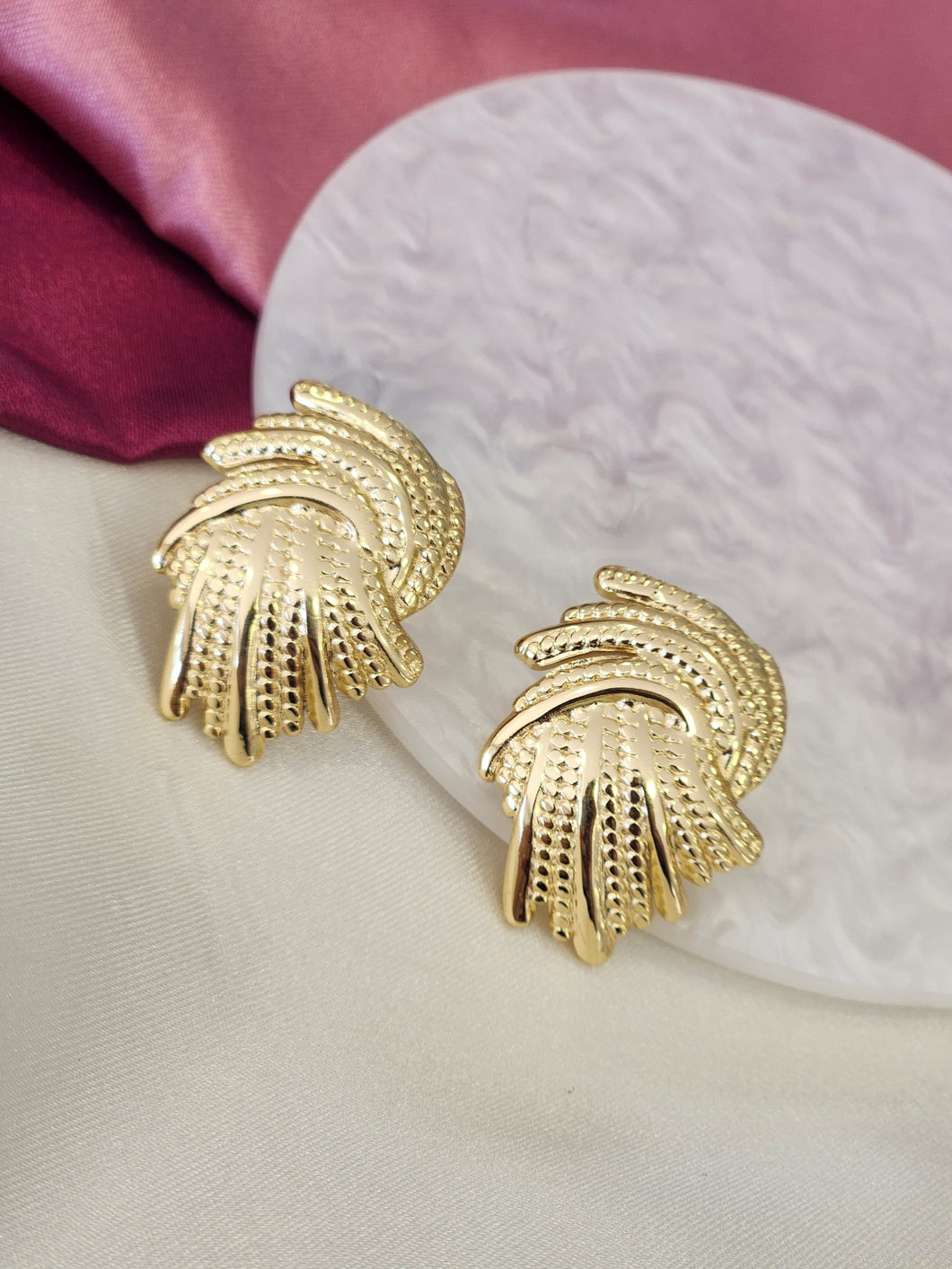 Aretes abanico tipo 2