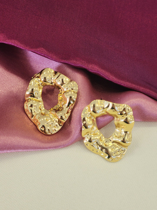 Aretes circular hueco irregular #H3
