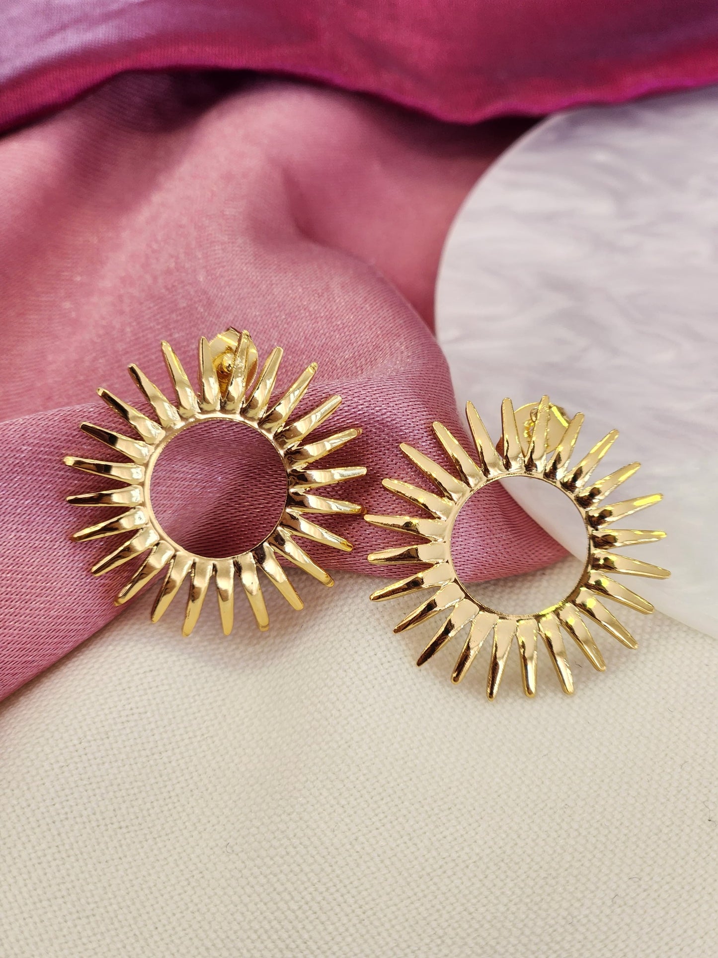 Aretes sol rayos #L7