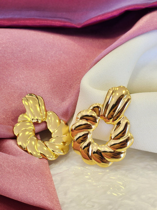 Aretes Duna Dorados #F9