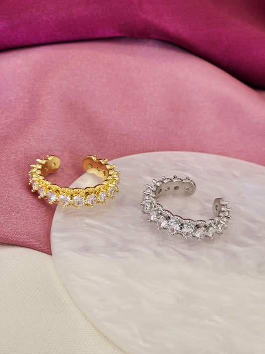 Anillo grueso zirconia