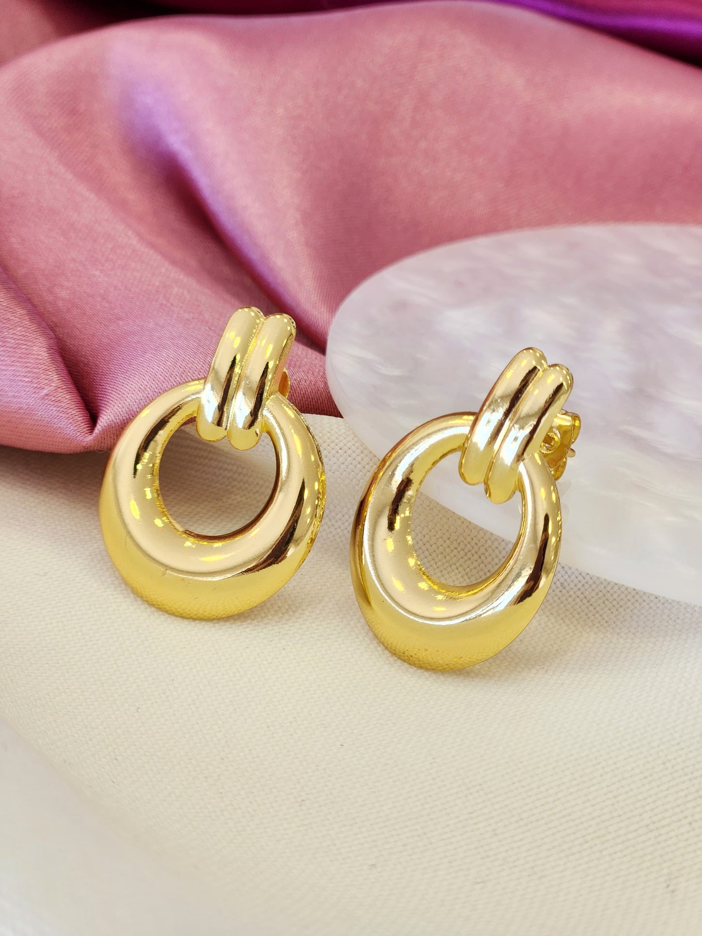 Aretes circulares huecos #N35