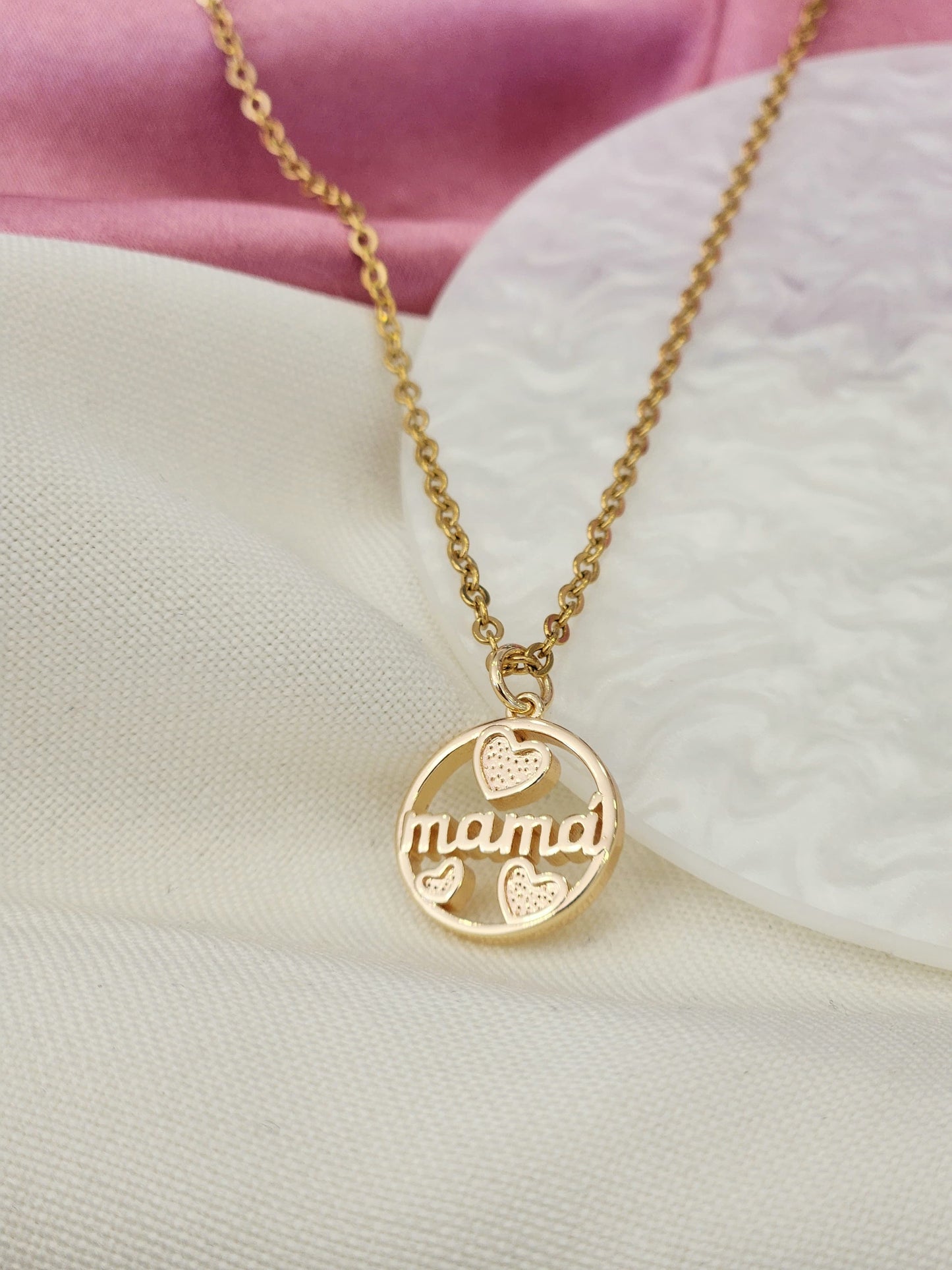 Collar mama hueco corazones #3