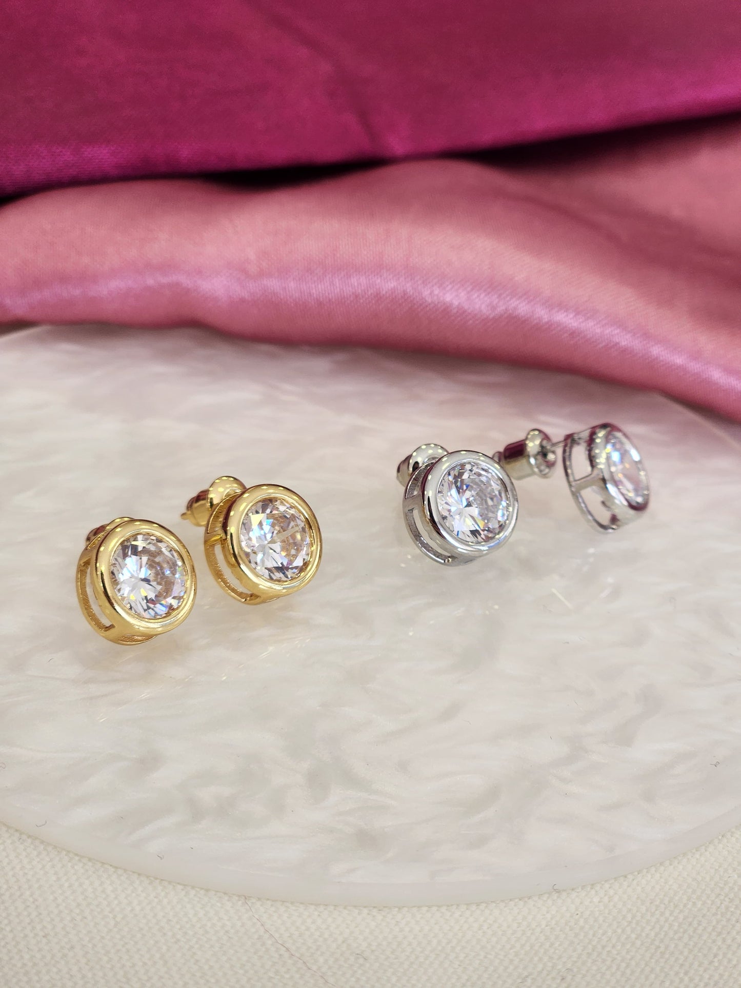 Aretes medianos circulos #C130