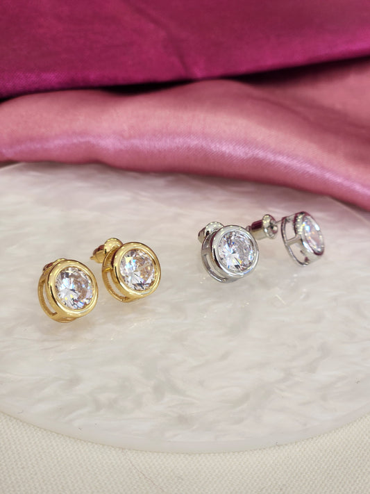 Aretes medianos circulos #C130