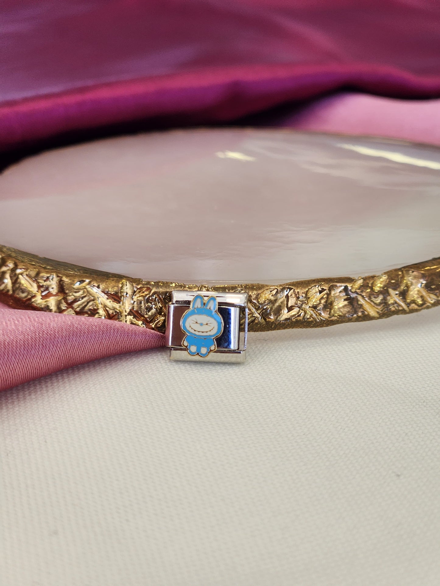 Labubu azul Charm #4