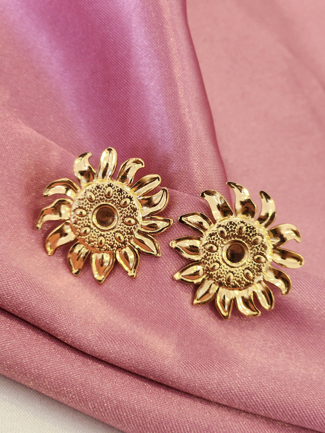 Aretes girasol#F33