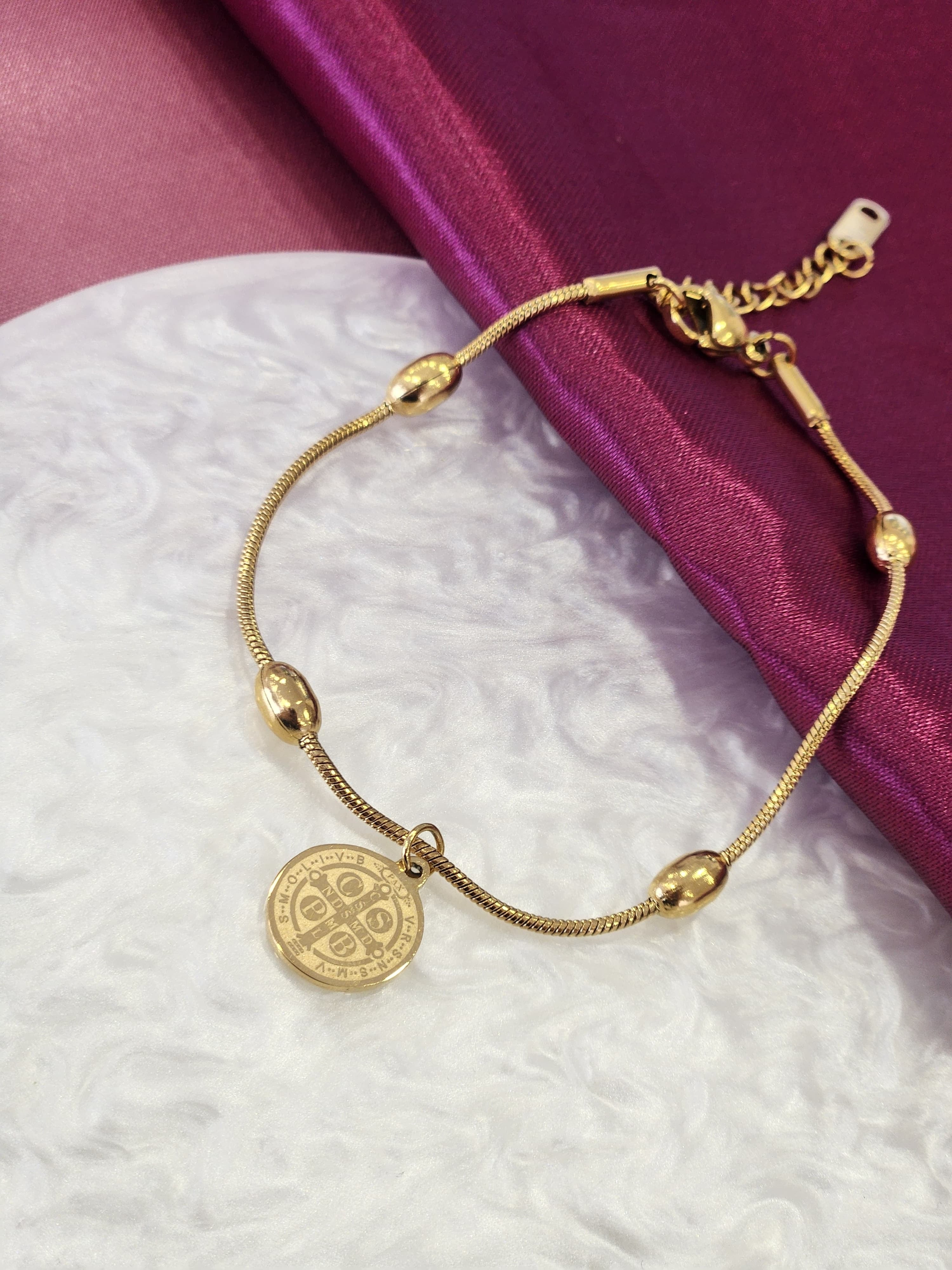 Pulsera San Benito bolitas #41