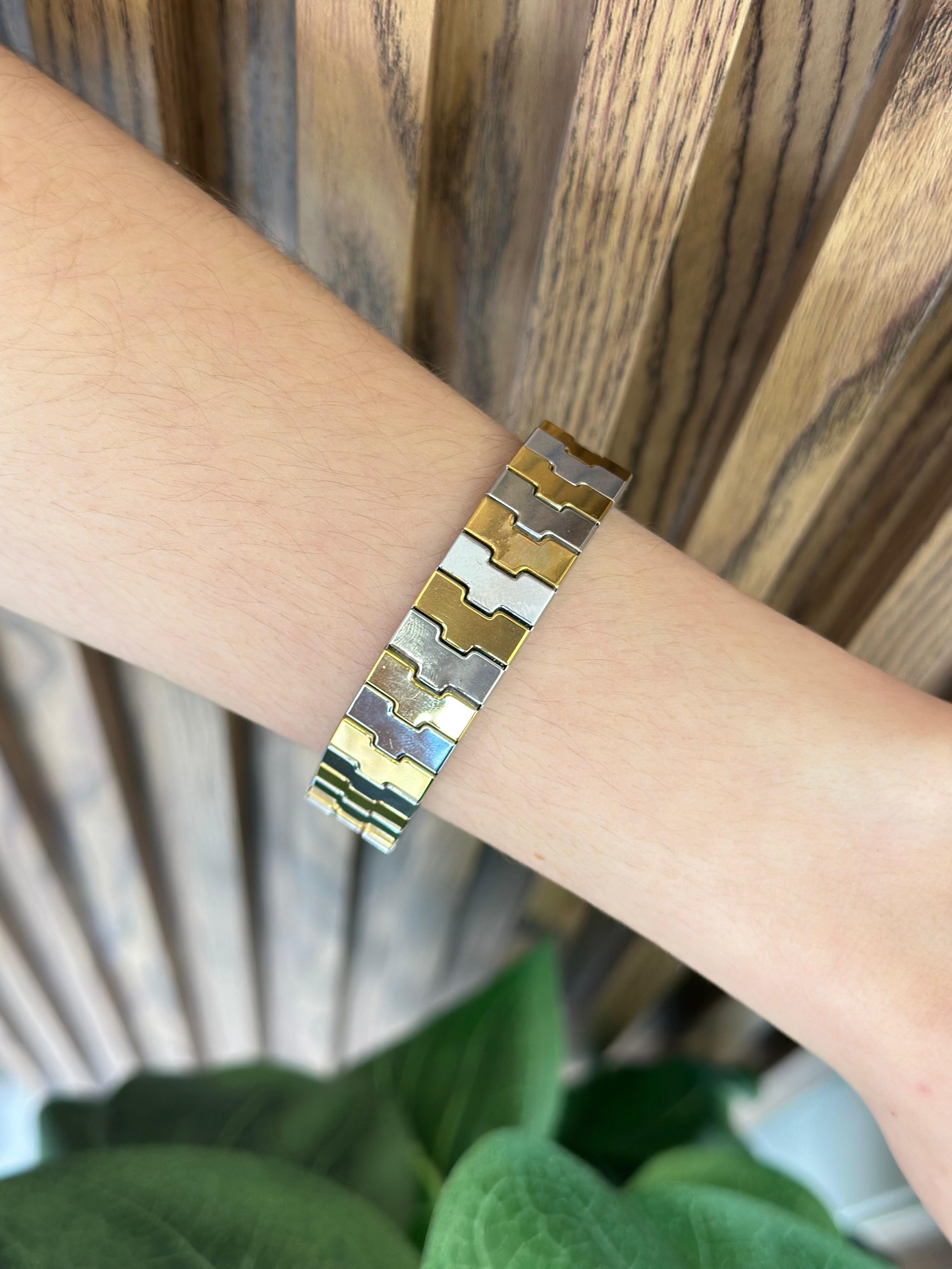 Pulsera tipo rompecabezas