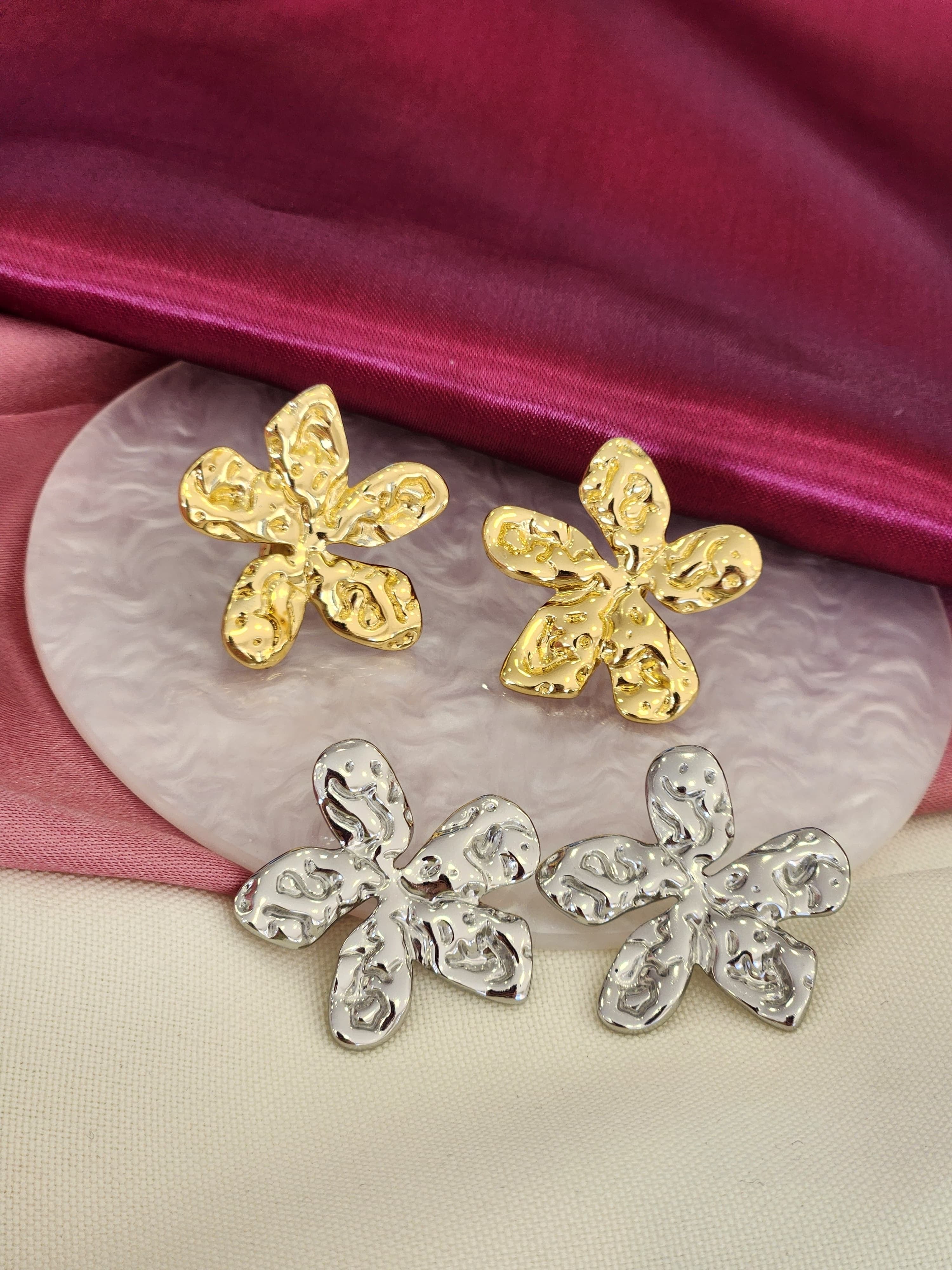 Aretes flores texturas #F22