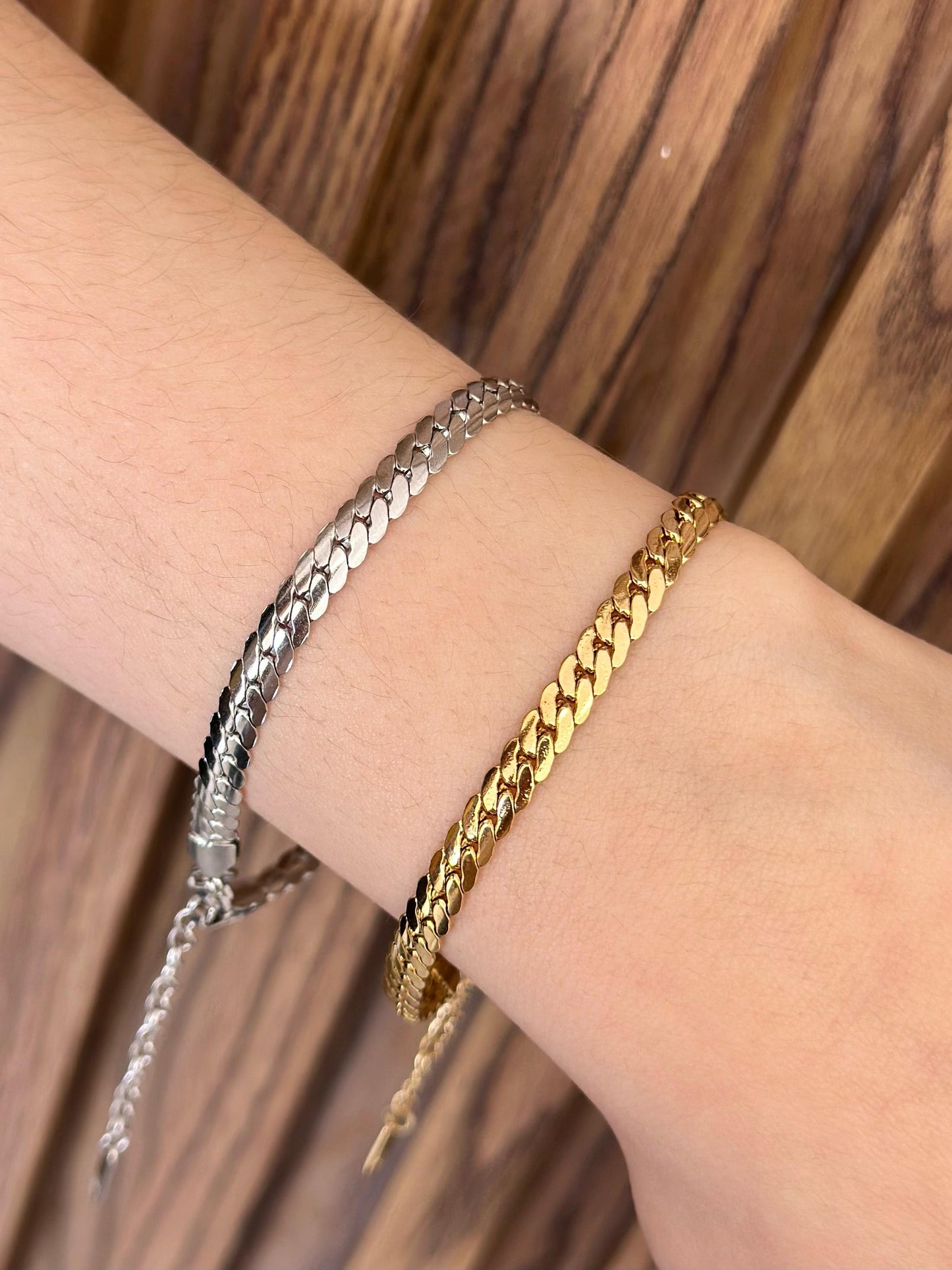 Pulsera trenzada lisa #C112