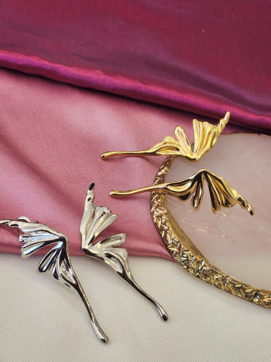 Aretes ala mariposa #C106.1