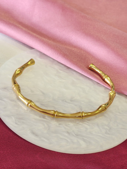 Pulsera irregular tipo bambu#E0.1