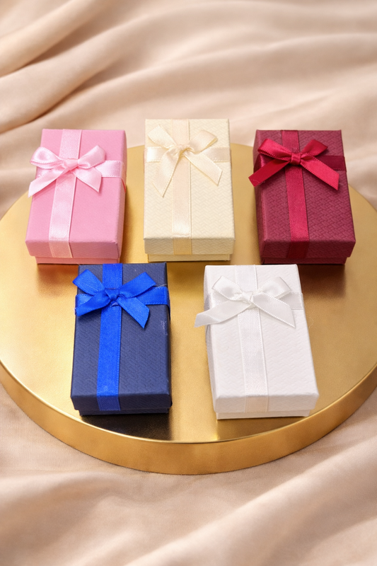 Cajas regalo con moño (3pz)