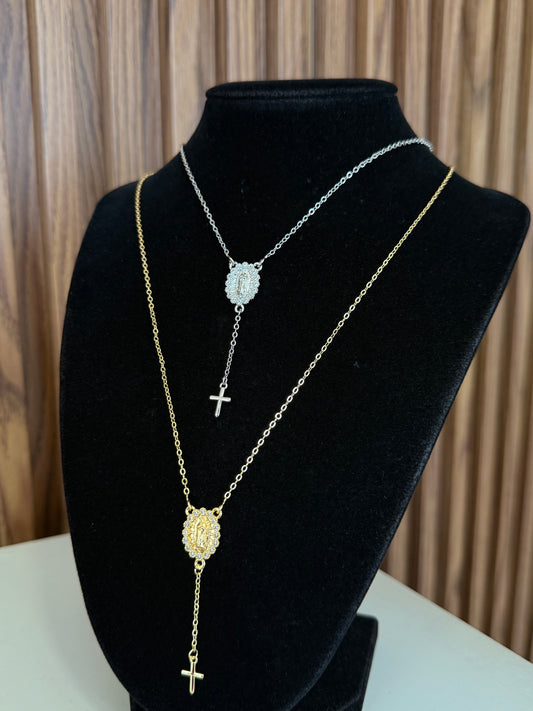Collar Rosario ovalado