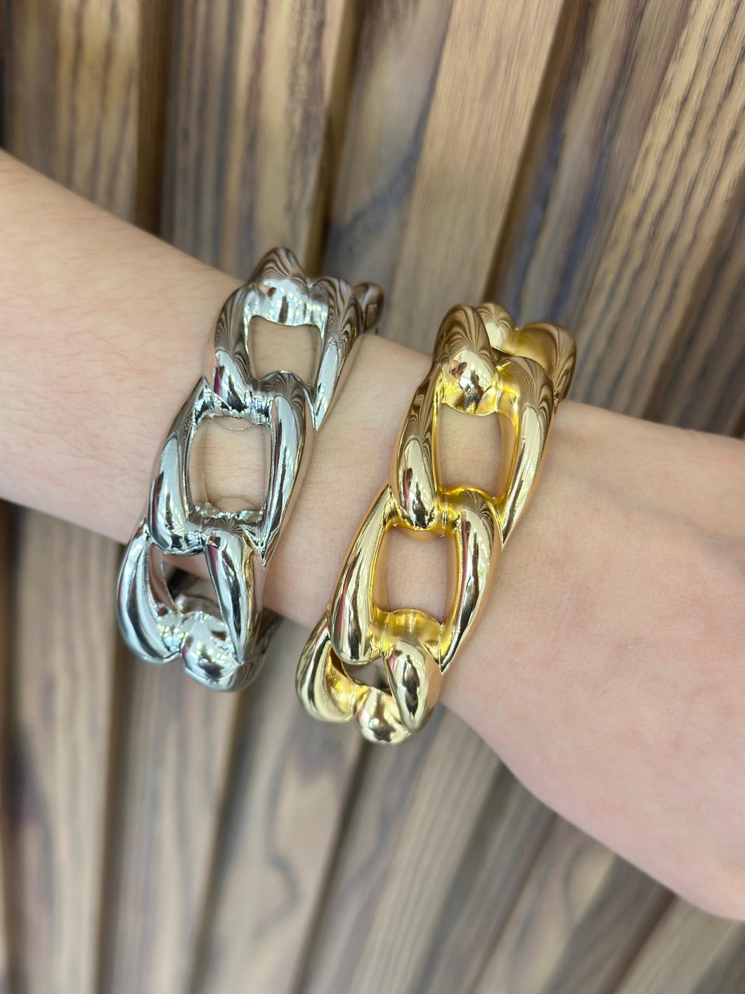 Pulsera rigida eslabones