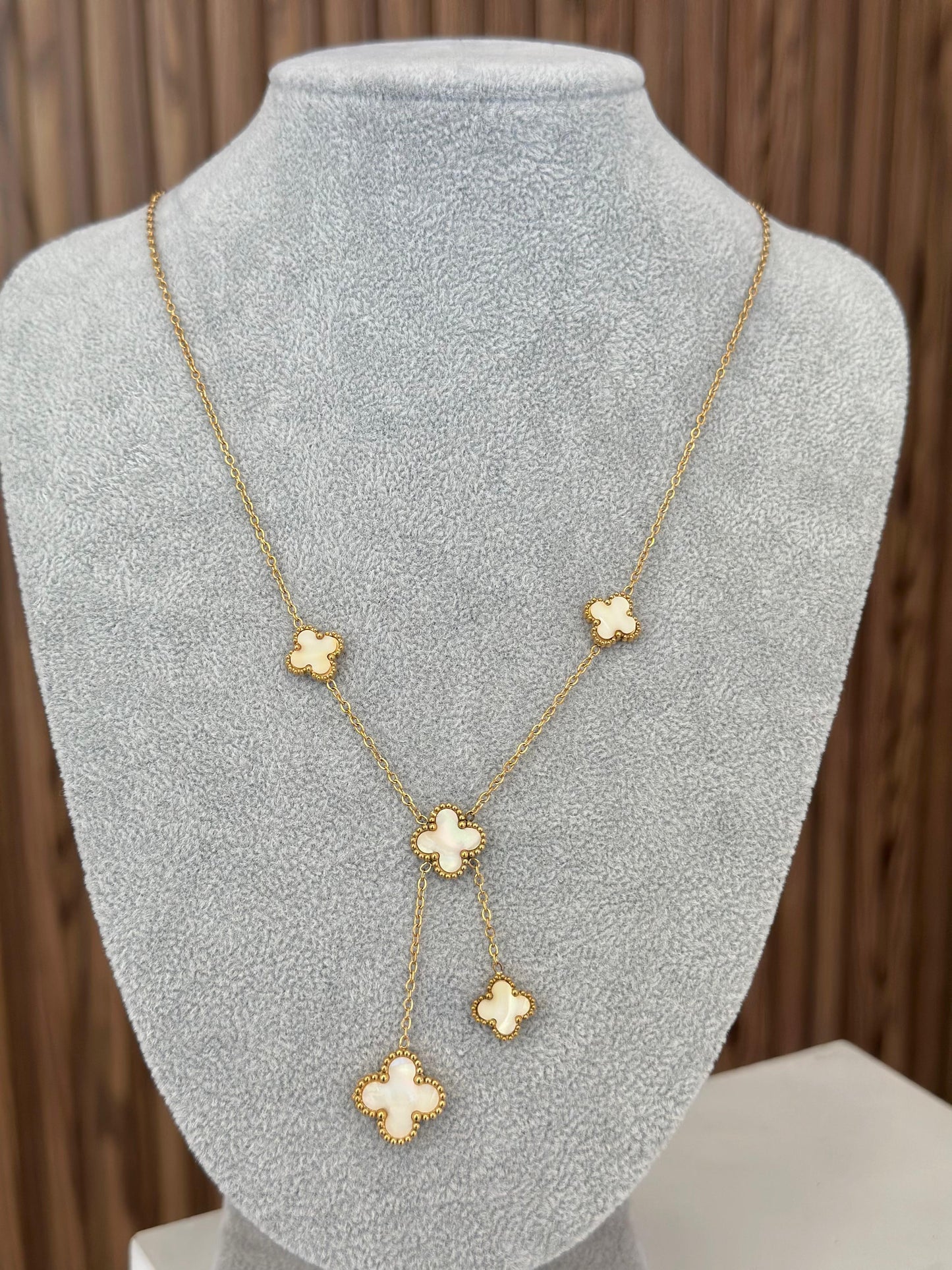 Collar trebol colgante 2 tamaños #J28 #J29