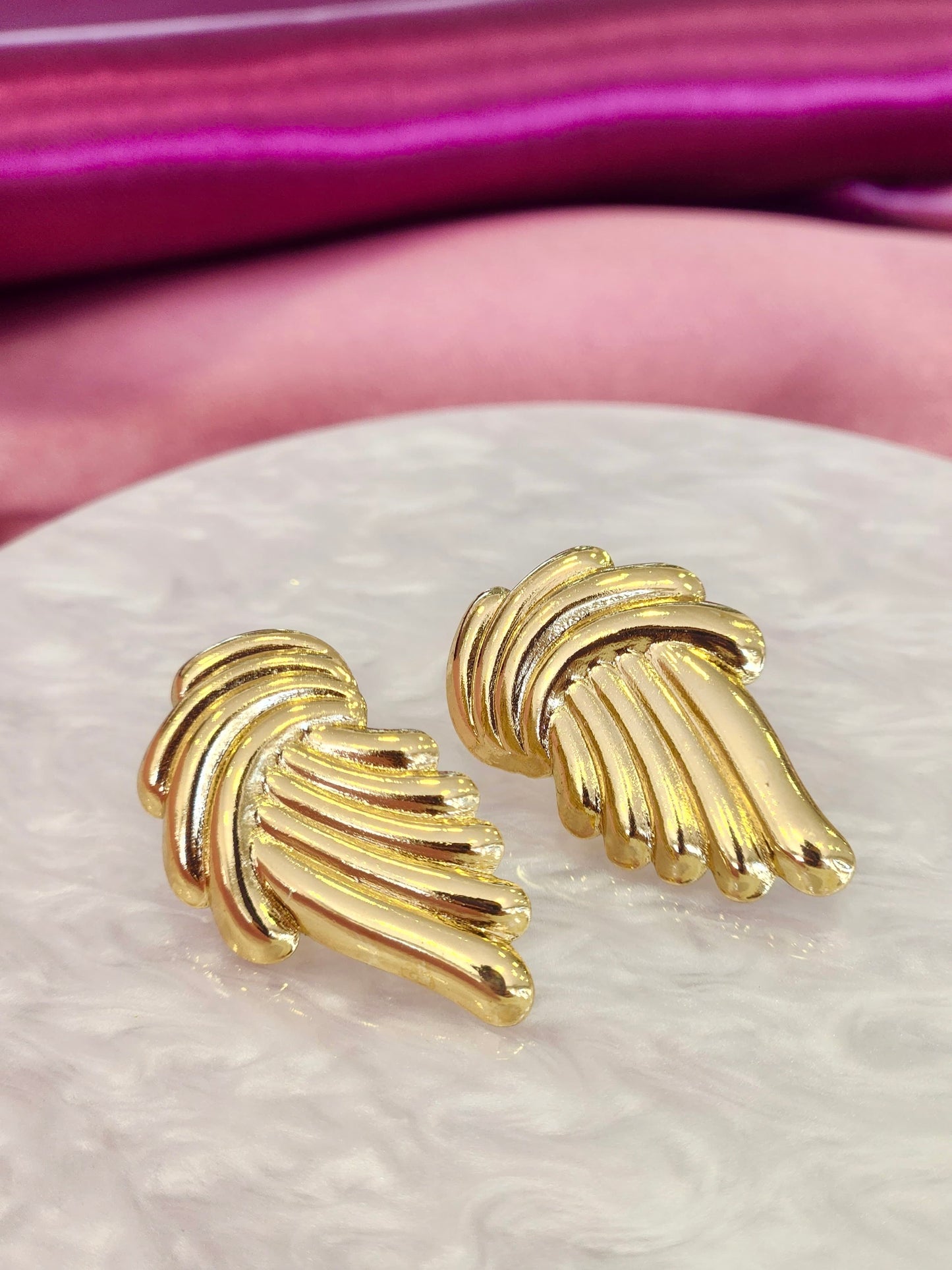 Aretes rayas alas