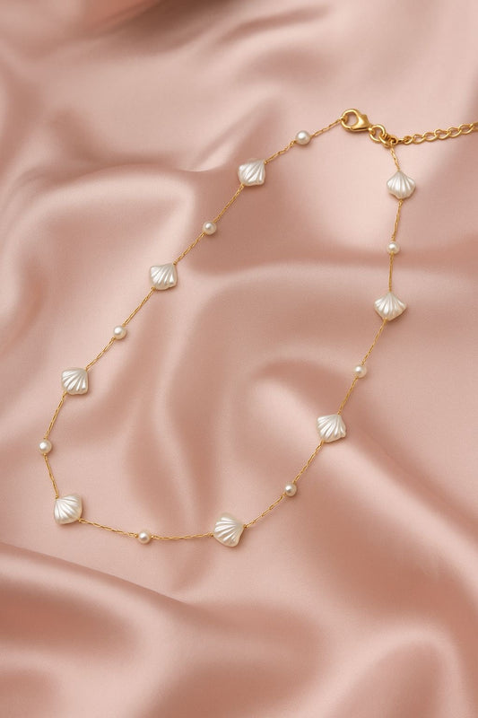 Collar concha perla #C140