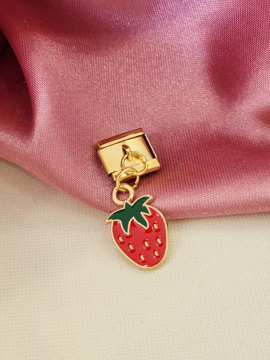Charm fresa colgante #7