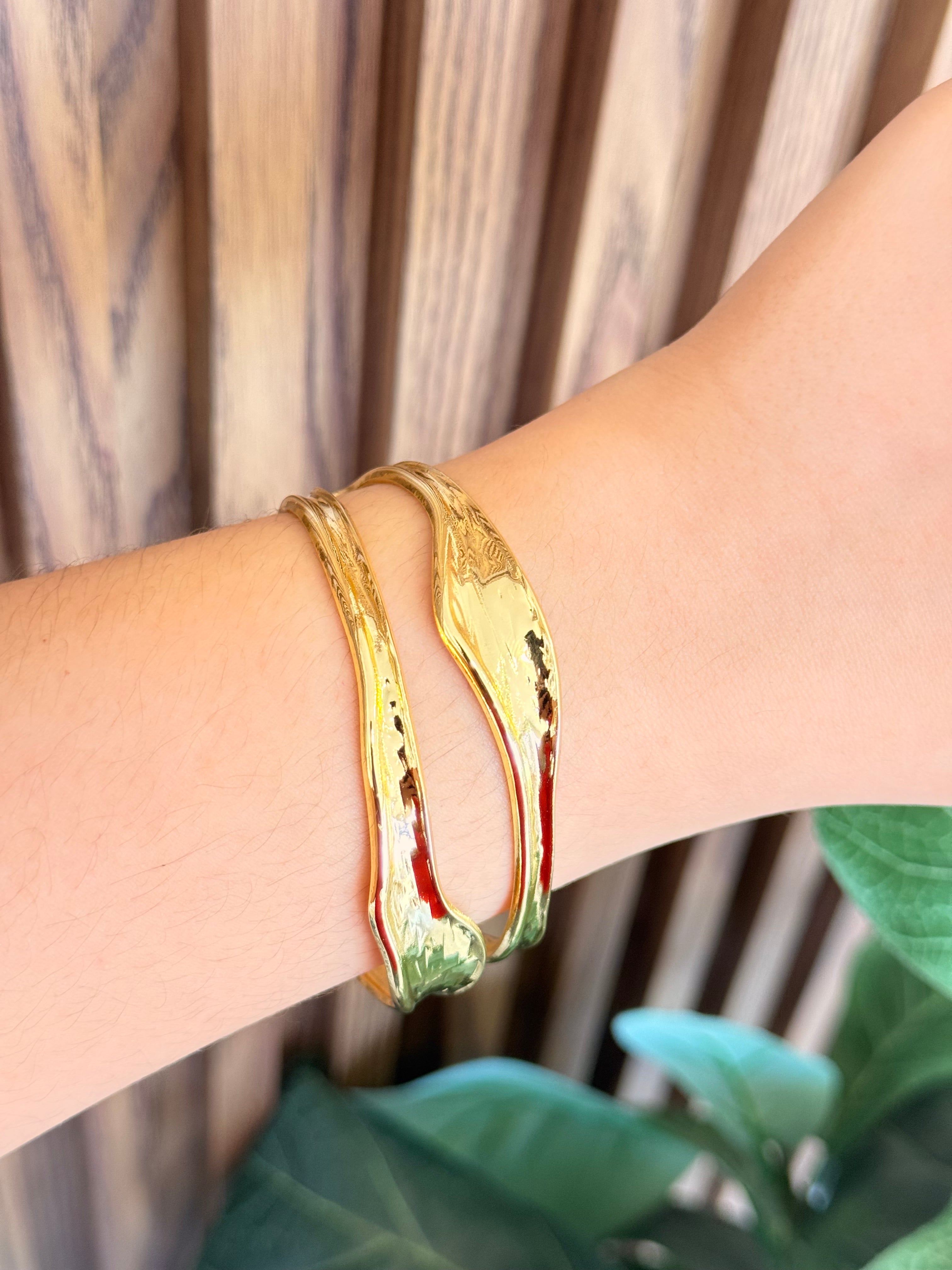 Pulsera doble irregular #K18