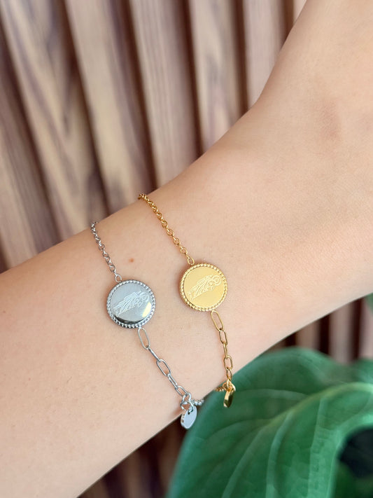Pulsera eslabones San Judas Tadeo