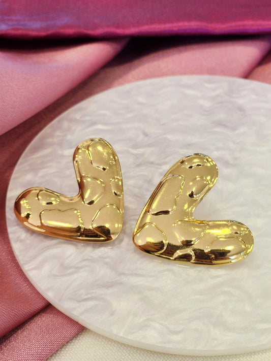 Aretes corazon con figuras