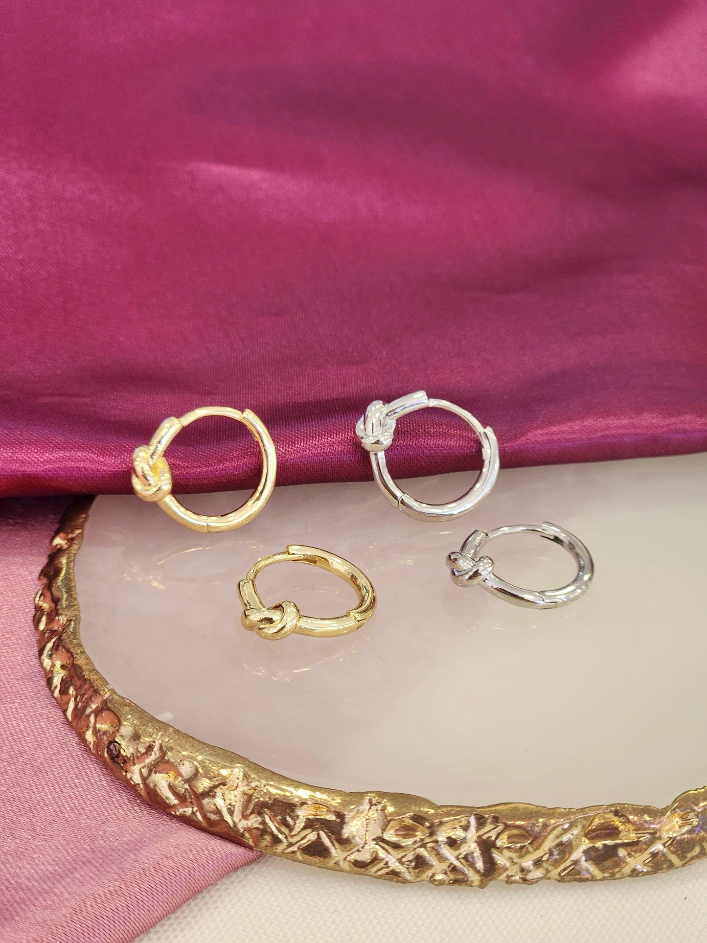 Aretes nudo mini #43