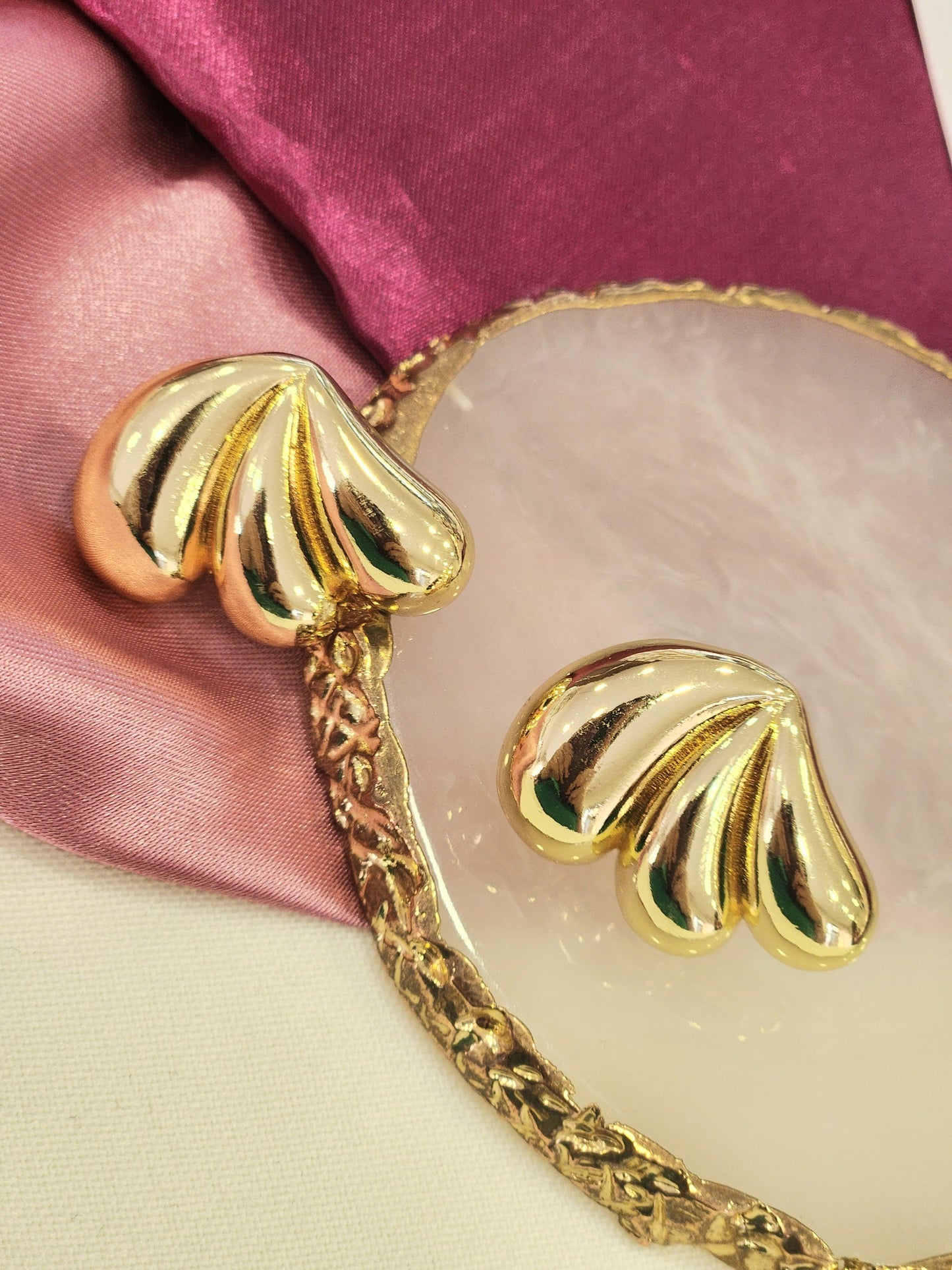 Aretes triple gota #A4
