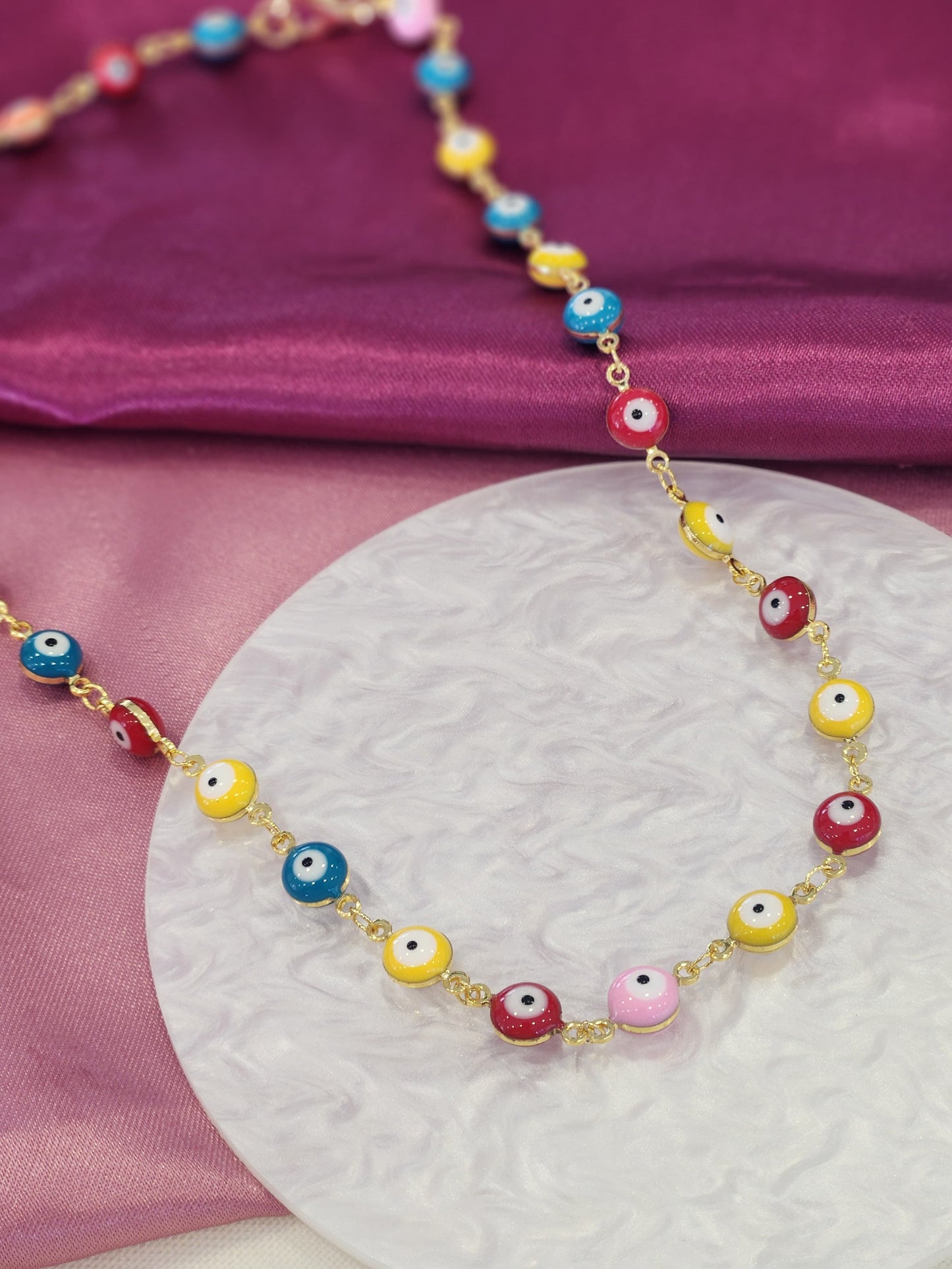Collar ojos coloridos #M2