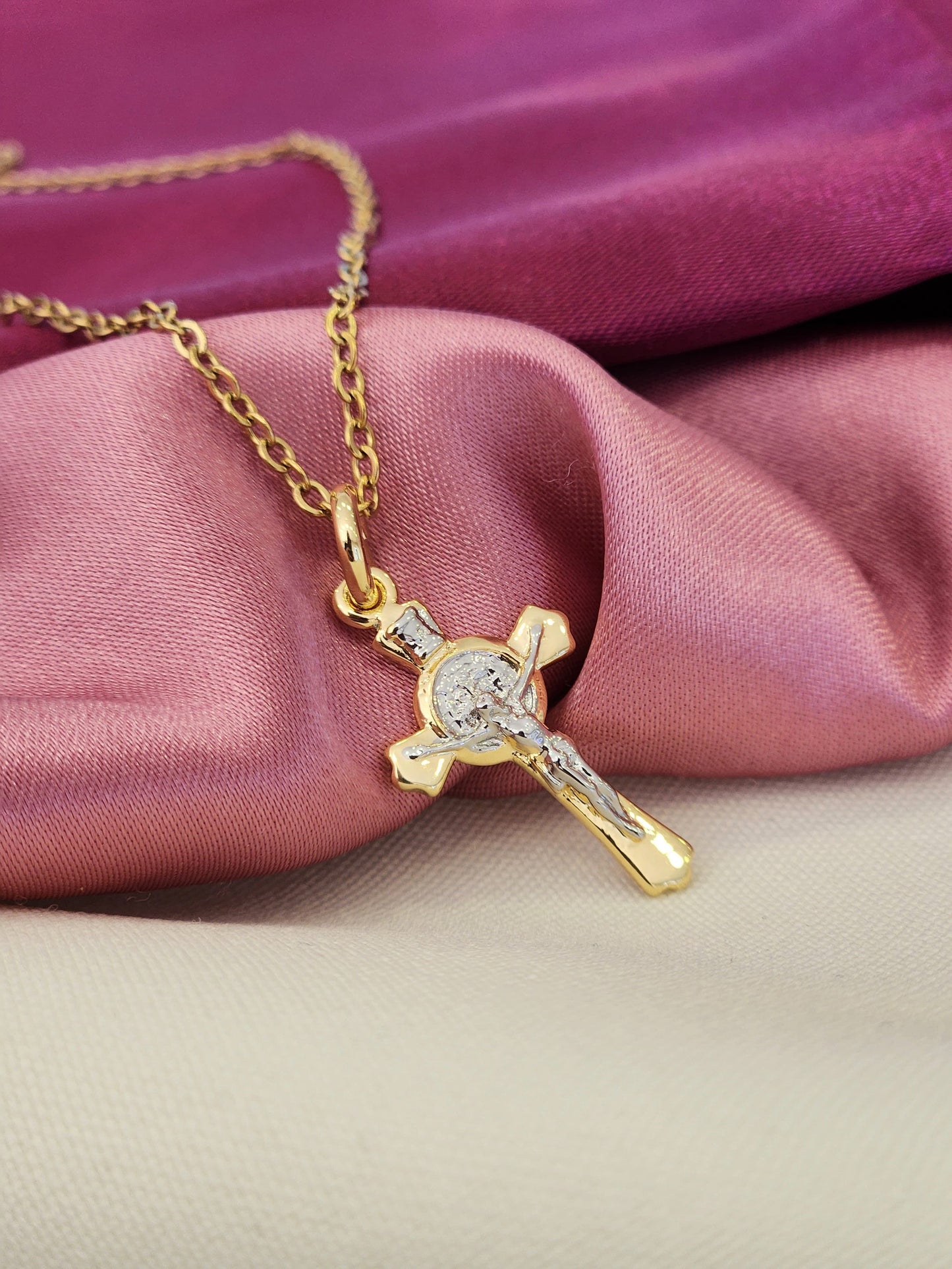 Collar cristo san Benito #7