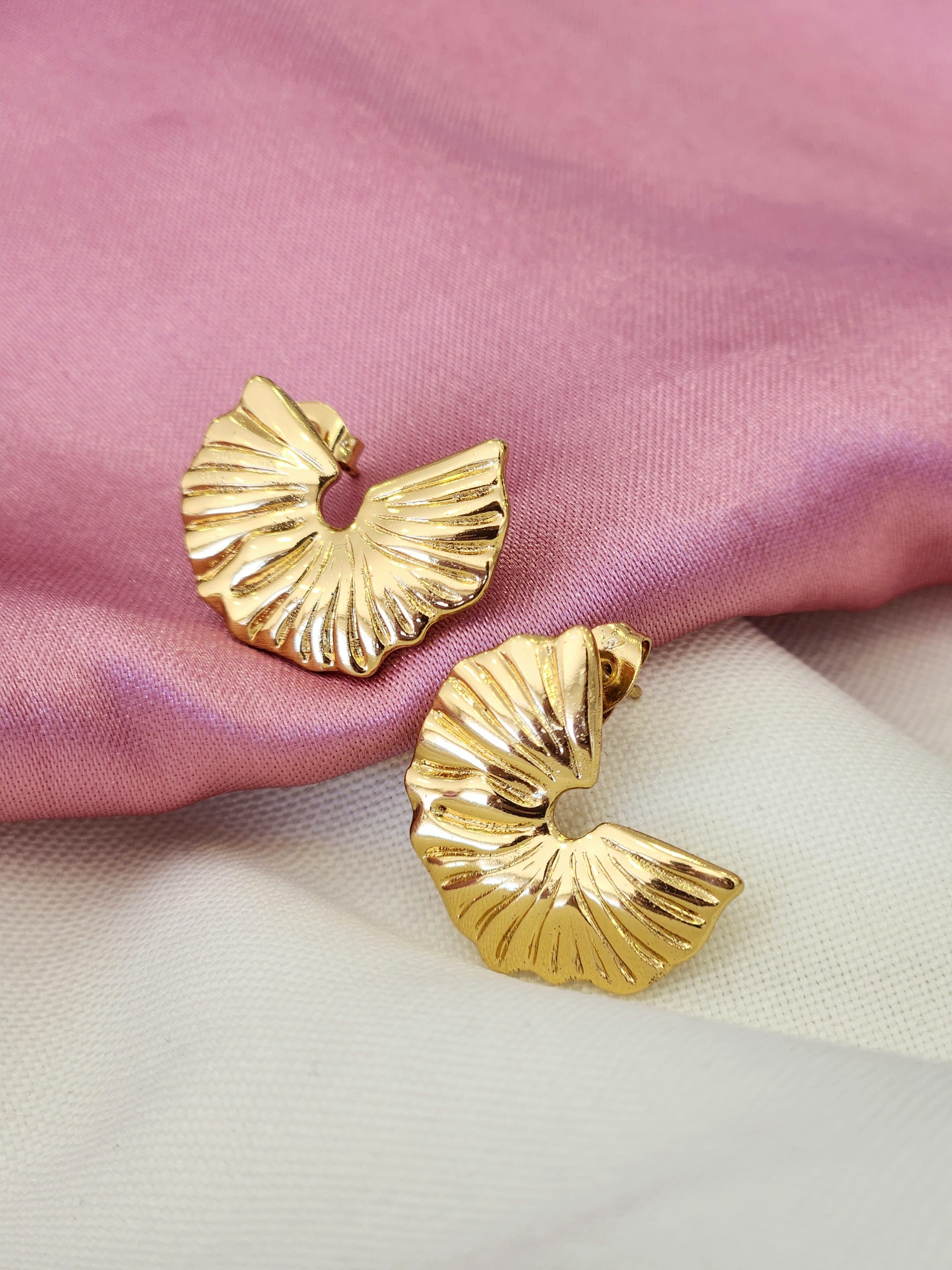 Aretes C rayados #J25