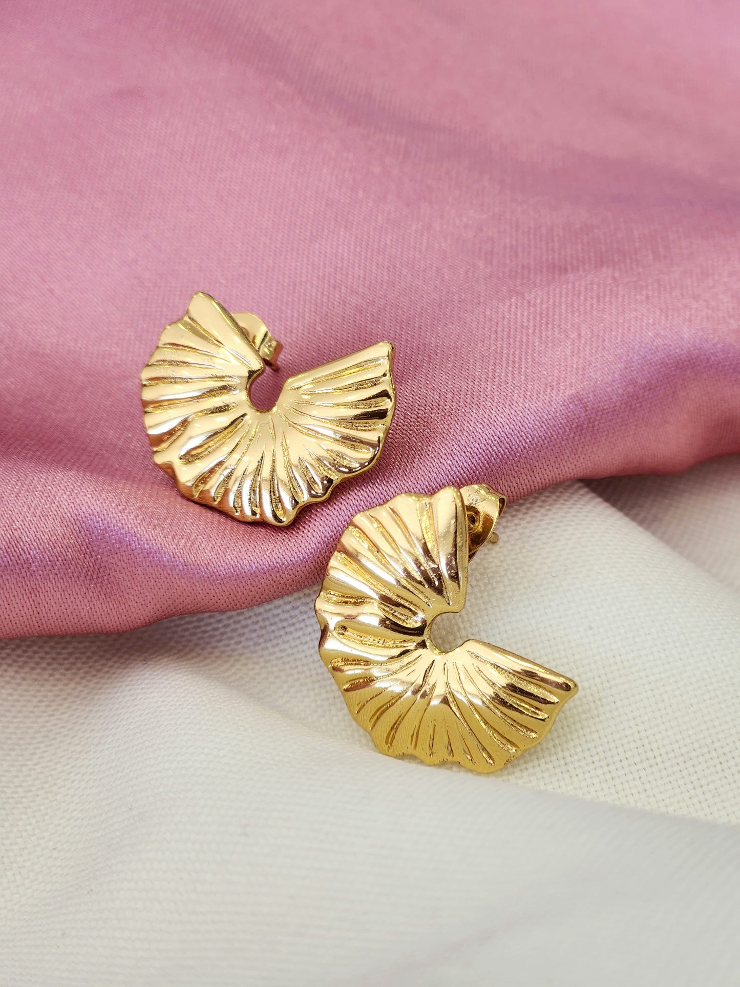 Aretes C rayados #J25