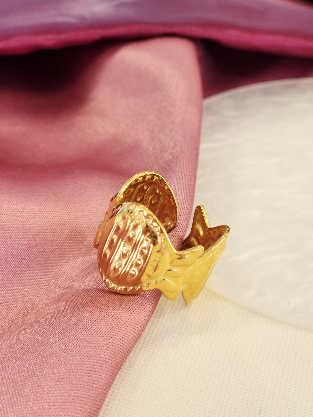 Anillo pescados grandes anchos #156