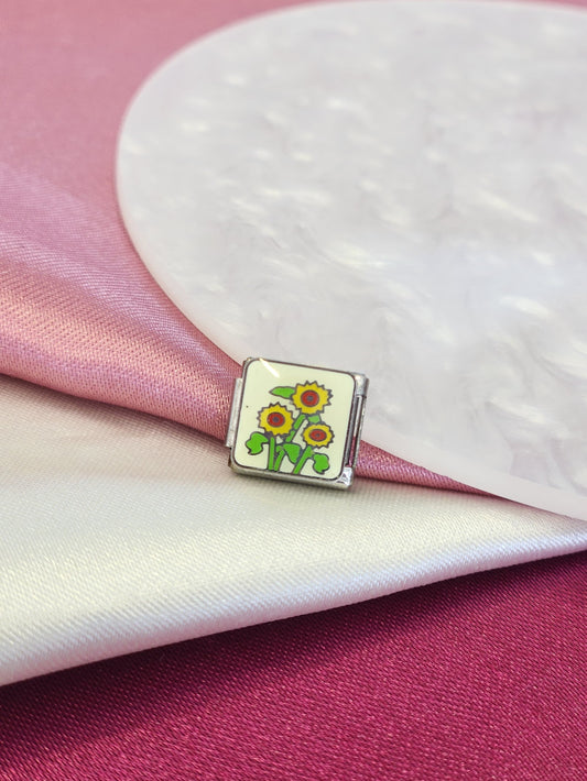 Charm tres girasoles #15