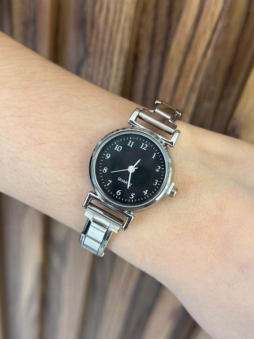 Pulsera/Reloj tipo italiana redondo numeros #F23