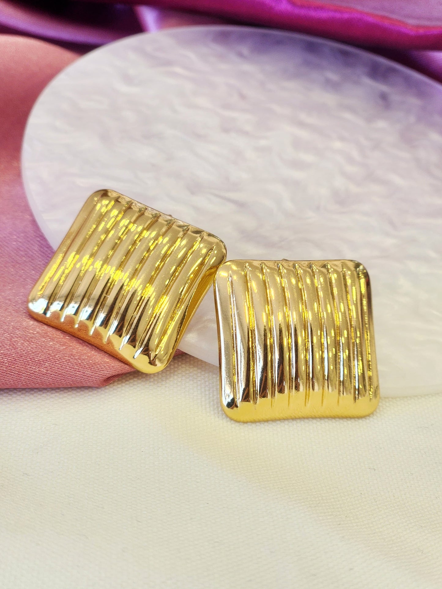 Aretes cuadrados inflados lineas rectas #N48 #N38.1