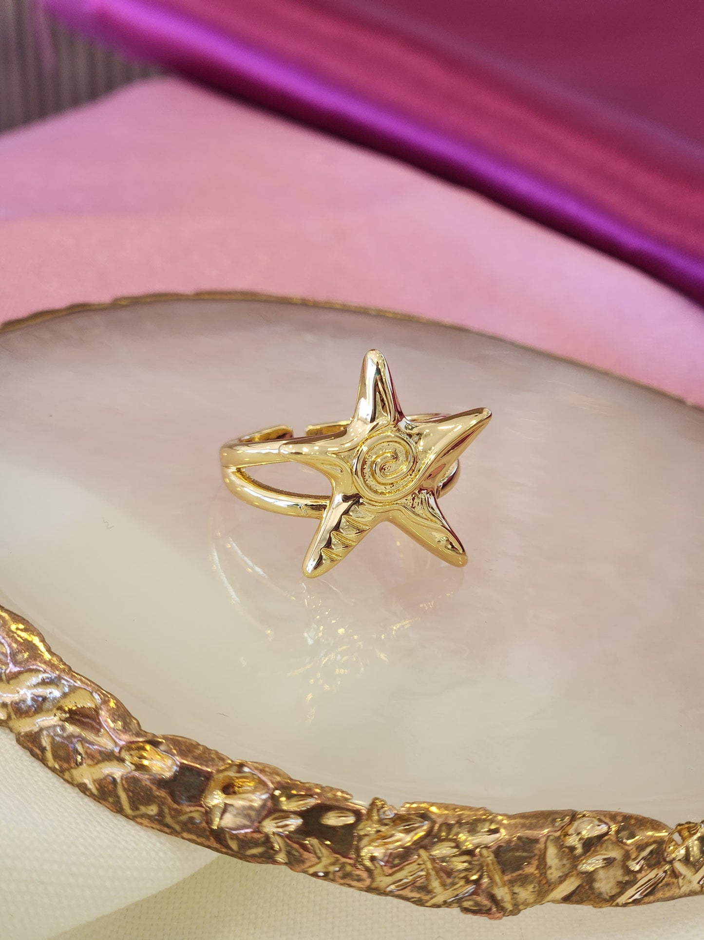 Anillo estrella de mar #130