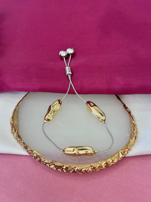 Pulsera ajustable bicolor #C199