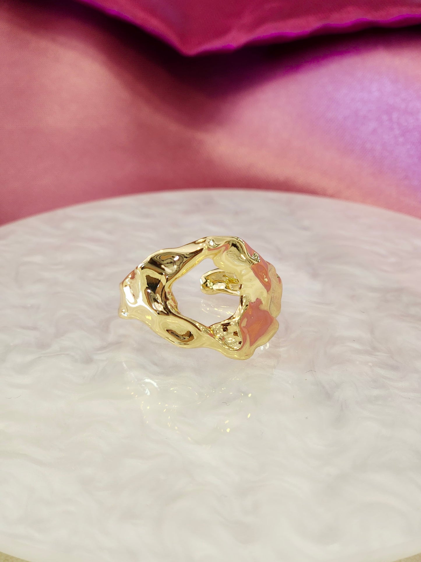 Anillo irregular hueco # A31