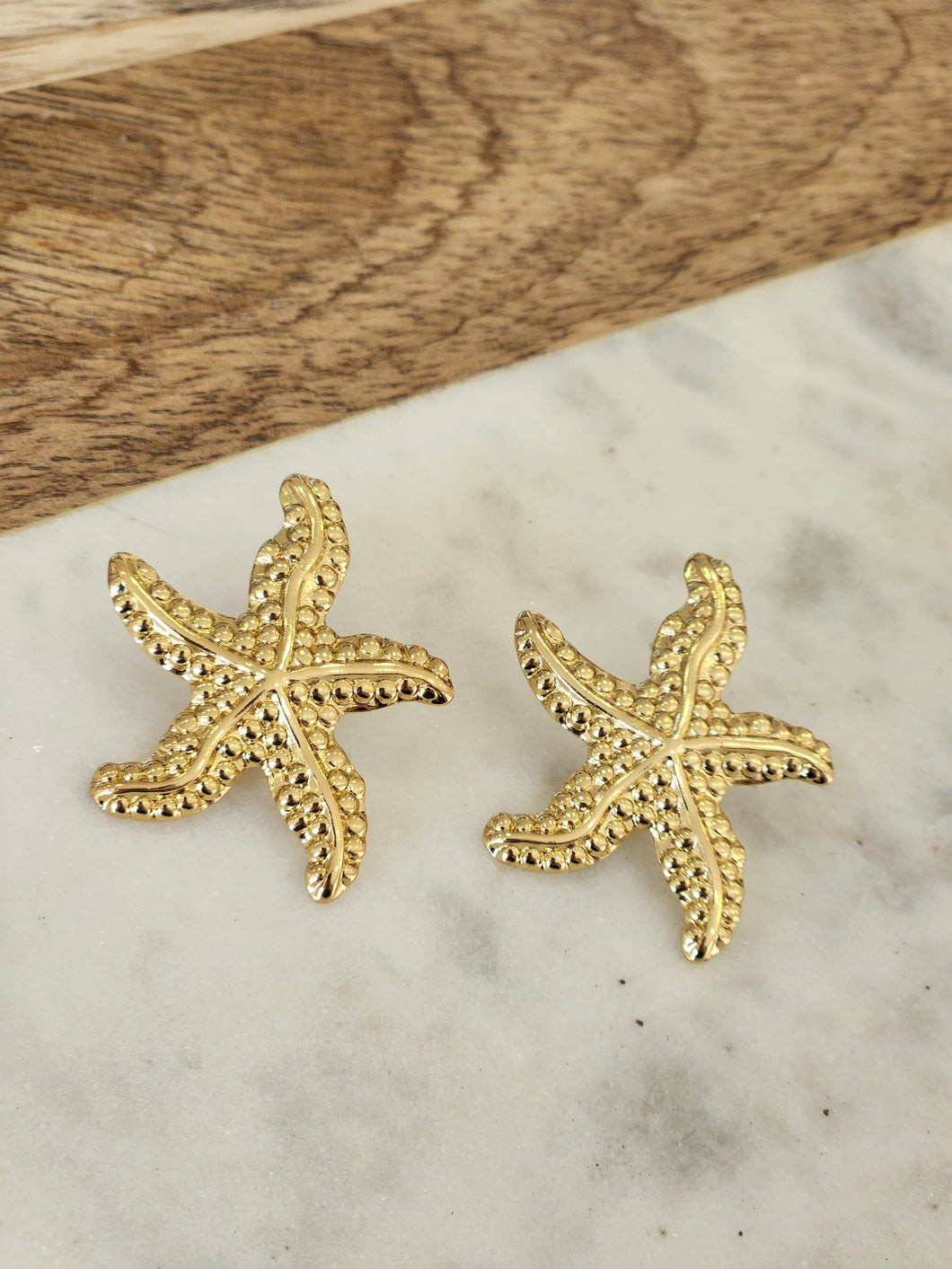 Aretes estrella de mar puntos #H1