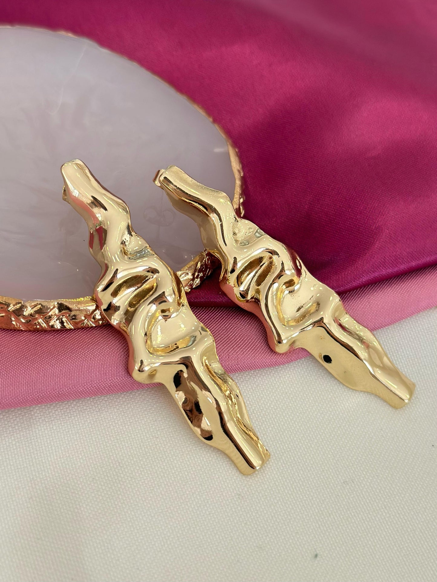 Aretes largos irregulares #D3
