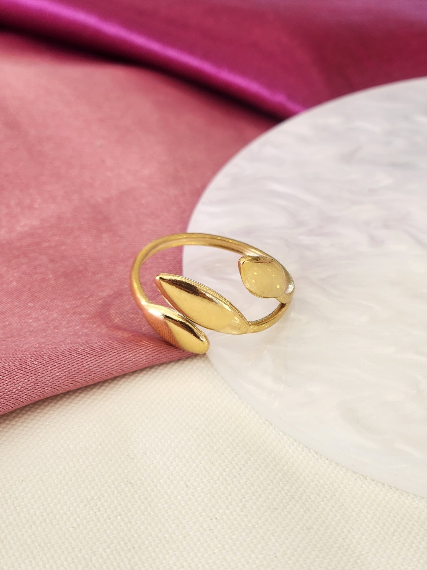 Anillo triple hoja #232